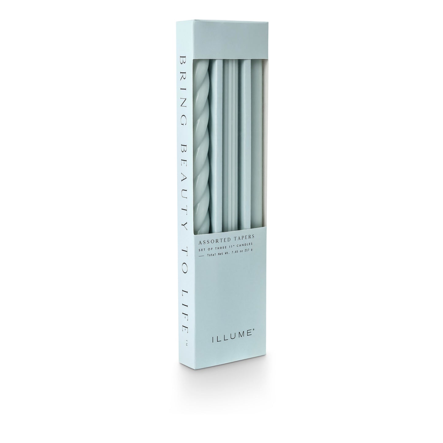 Soft Sky Taper Candle