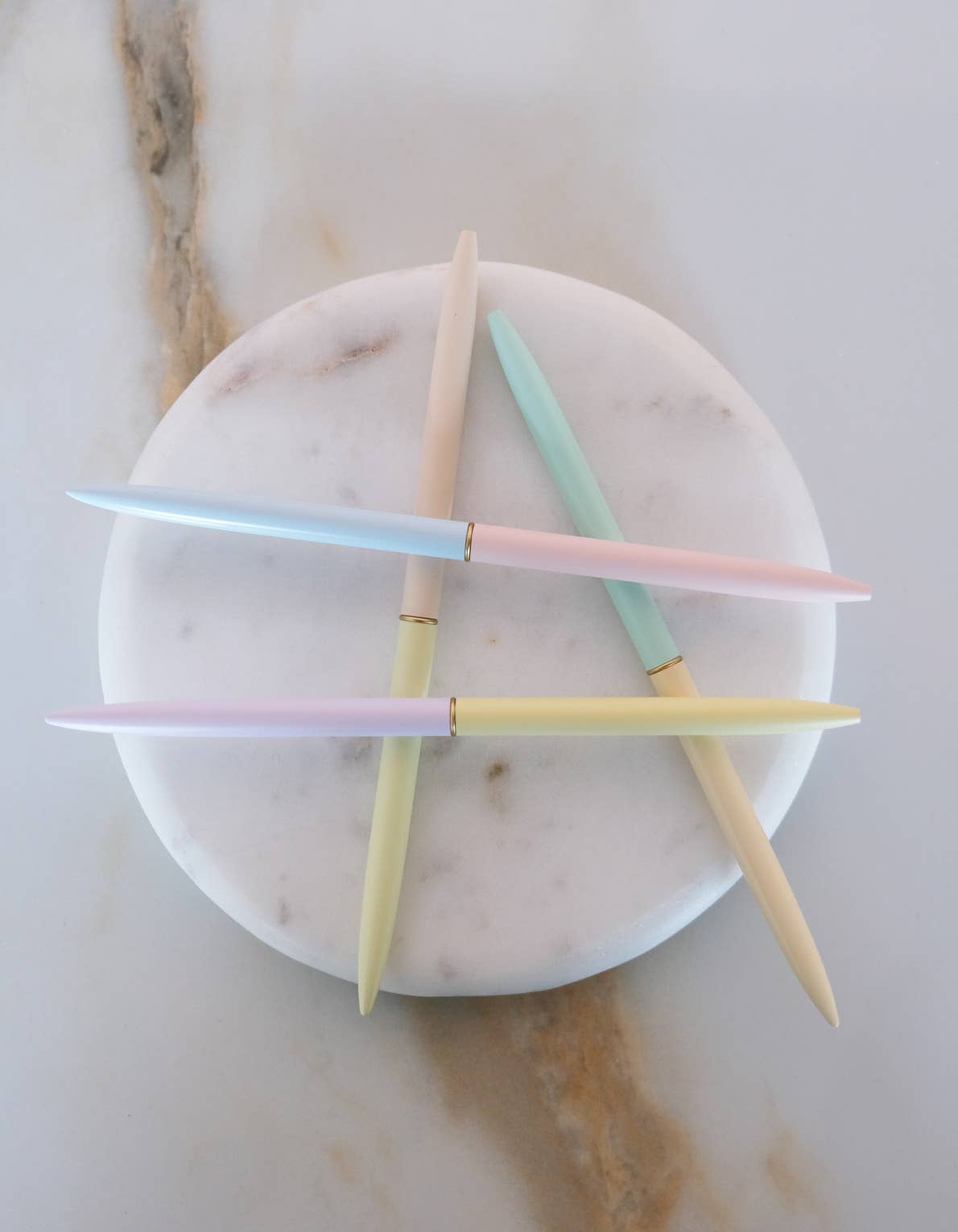 Duo-Tone Pastels Slim Pet Set of 4