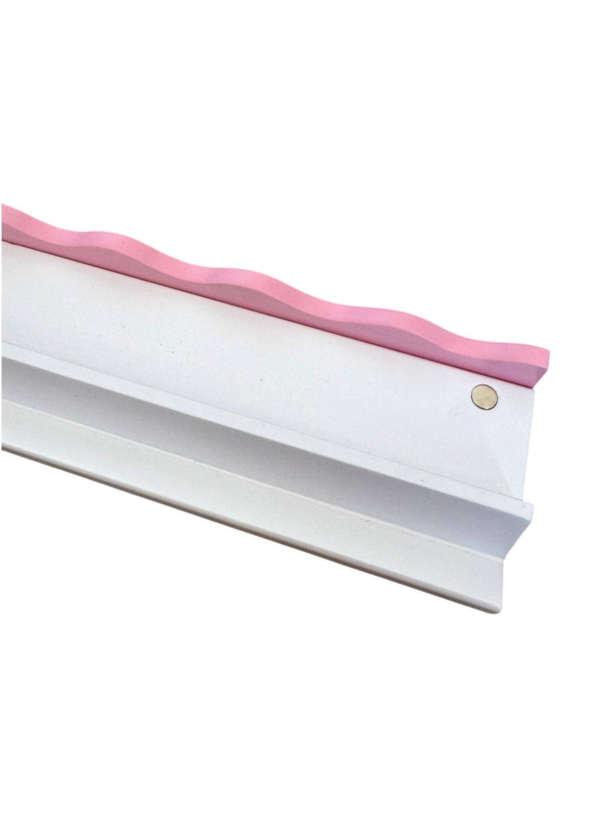 Light Pink Wavy Mahjong Rack Pusher Set