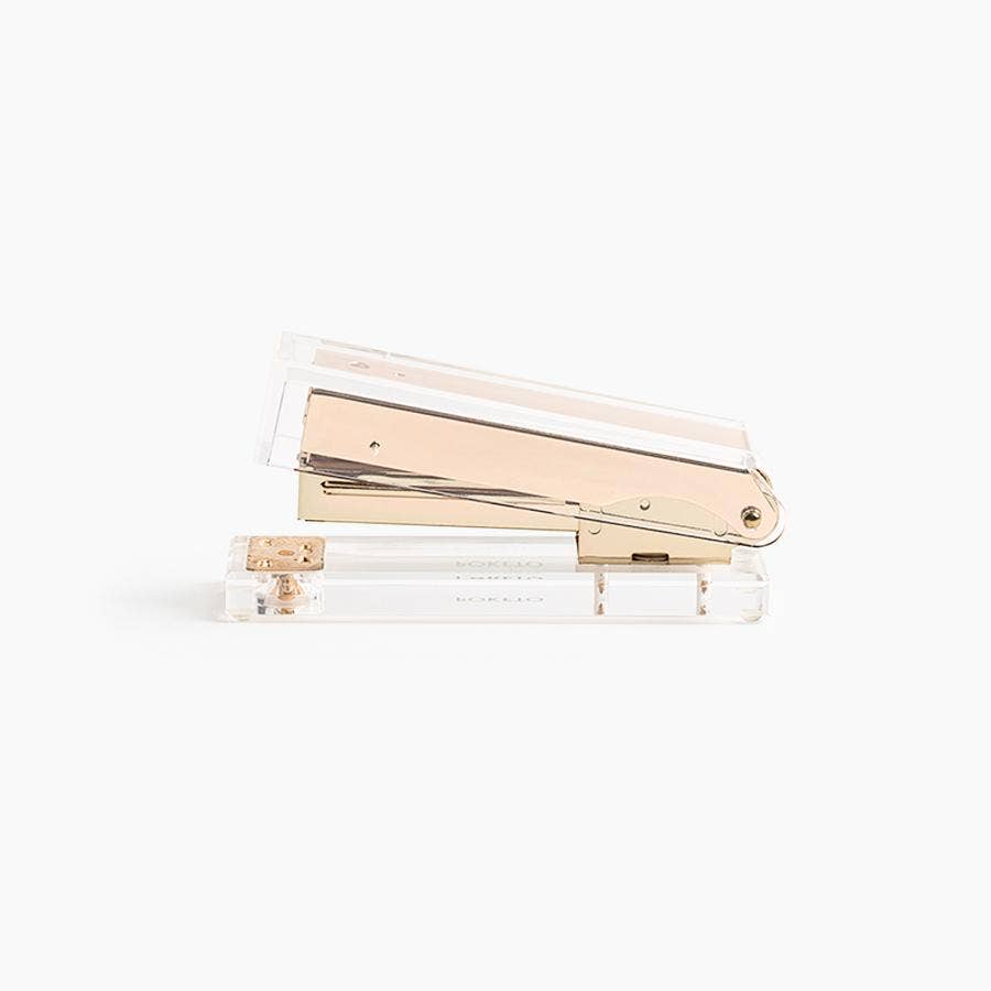 Poketo - Acrylic Stapler in Gold