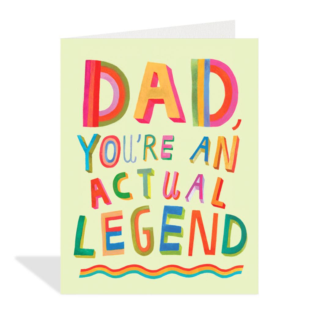 Legend Dad Greeting Card