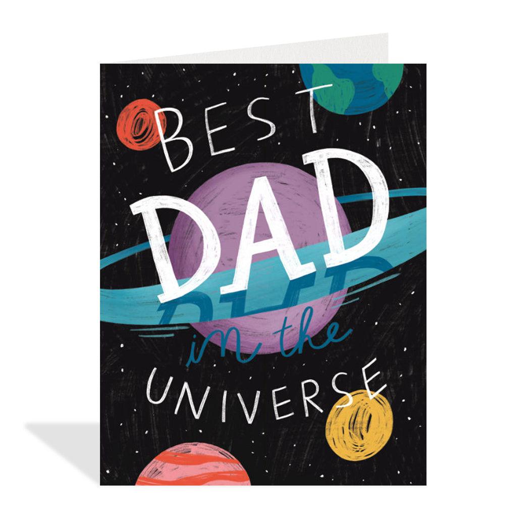 Dad Universe Greeting Card