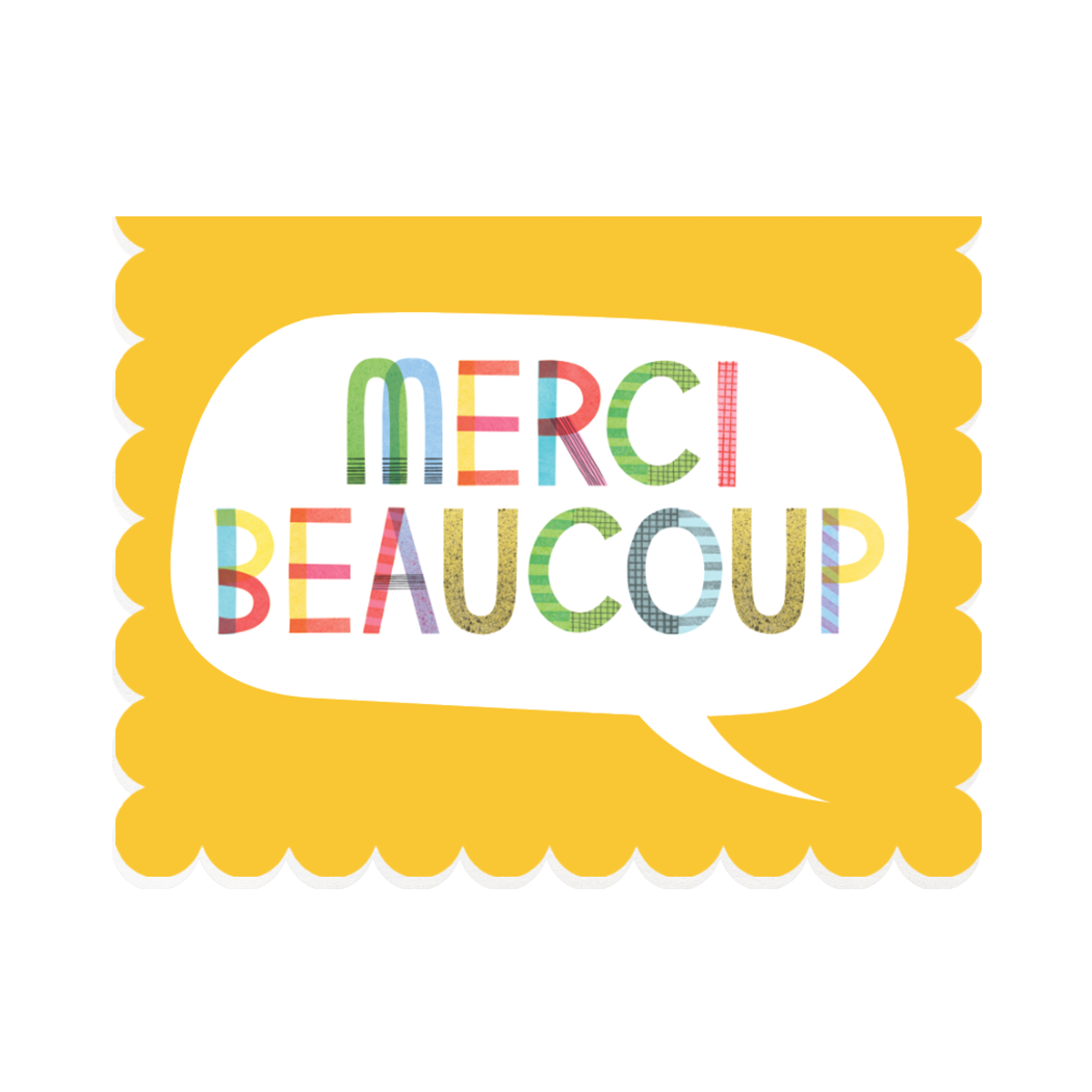 Merci Beaucoup Greeting Card