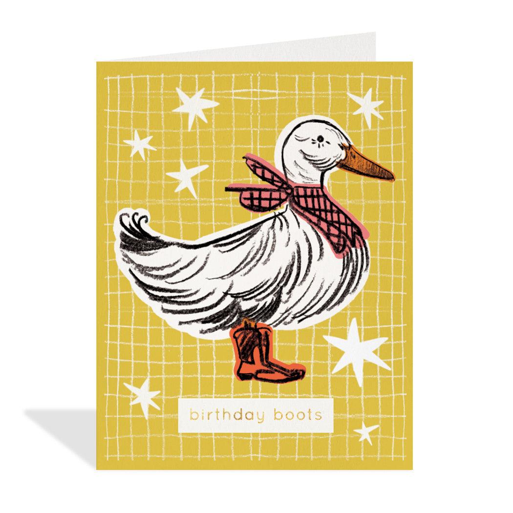 Birthday Boots Greeting Card