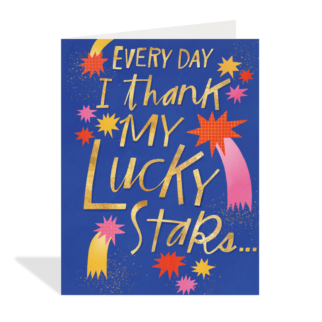 Lucky Stars Greeting Card