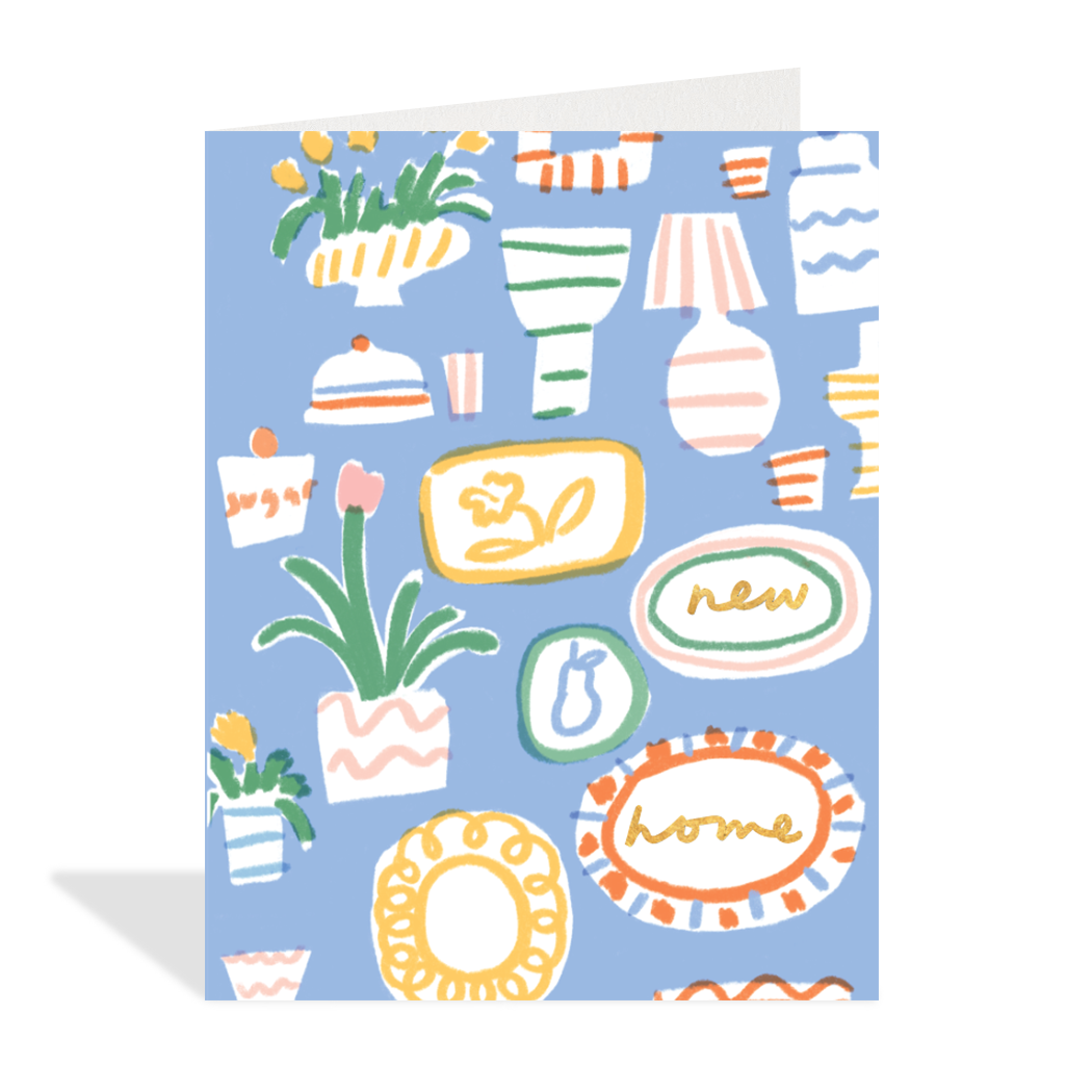 New Homeware Greeting Card