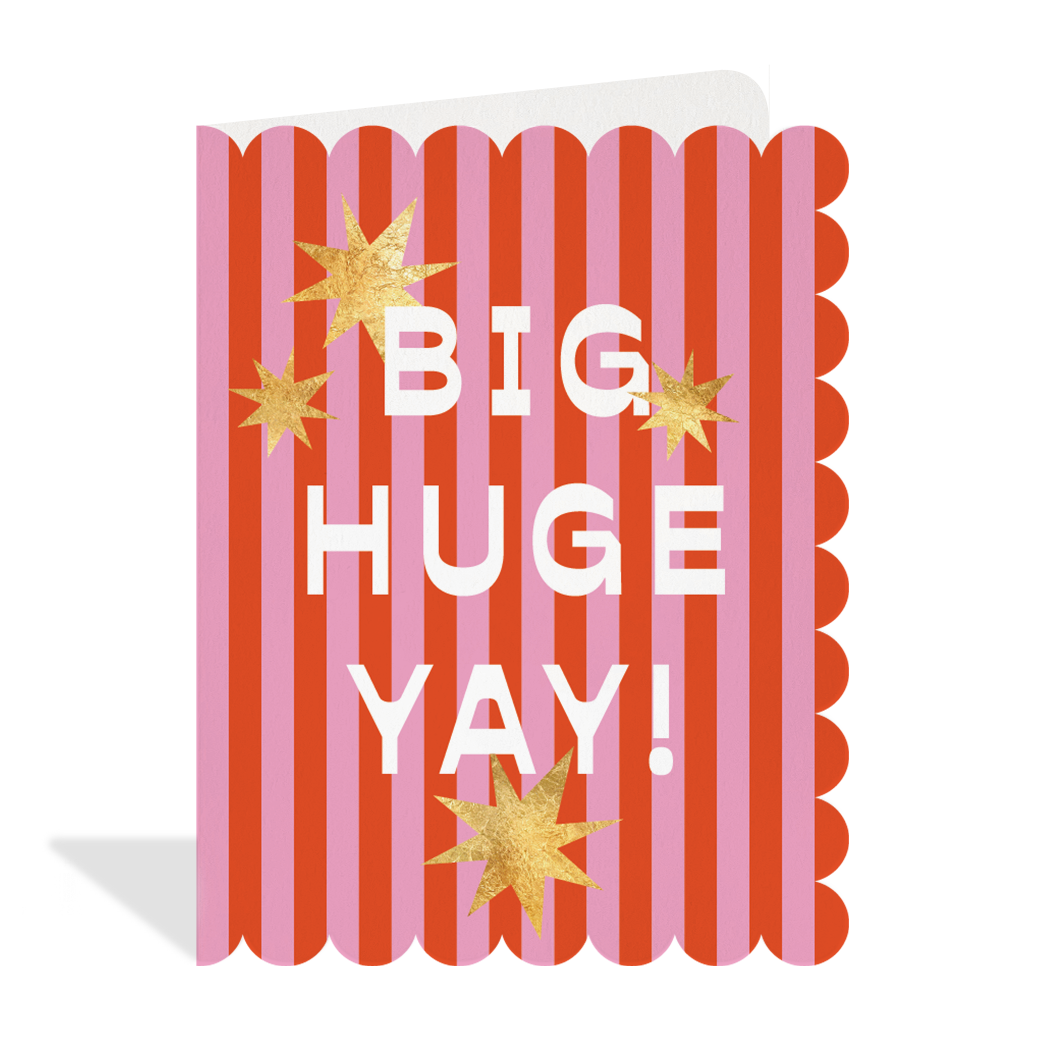 Big Huge Yay Greeting Card