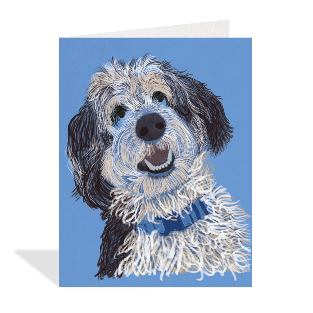 Happy Dog Greeting Card