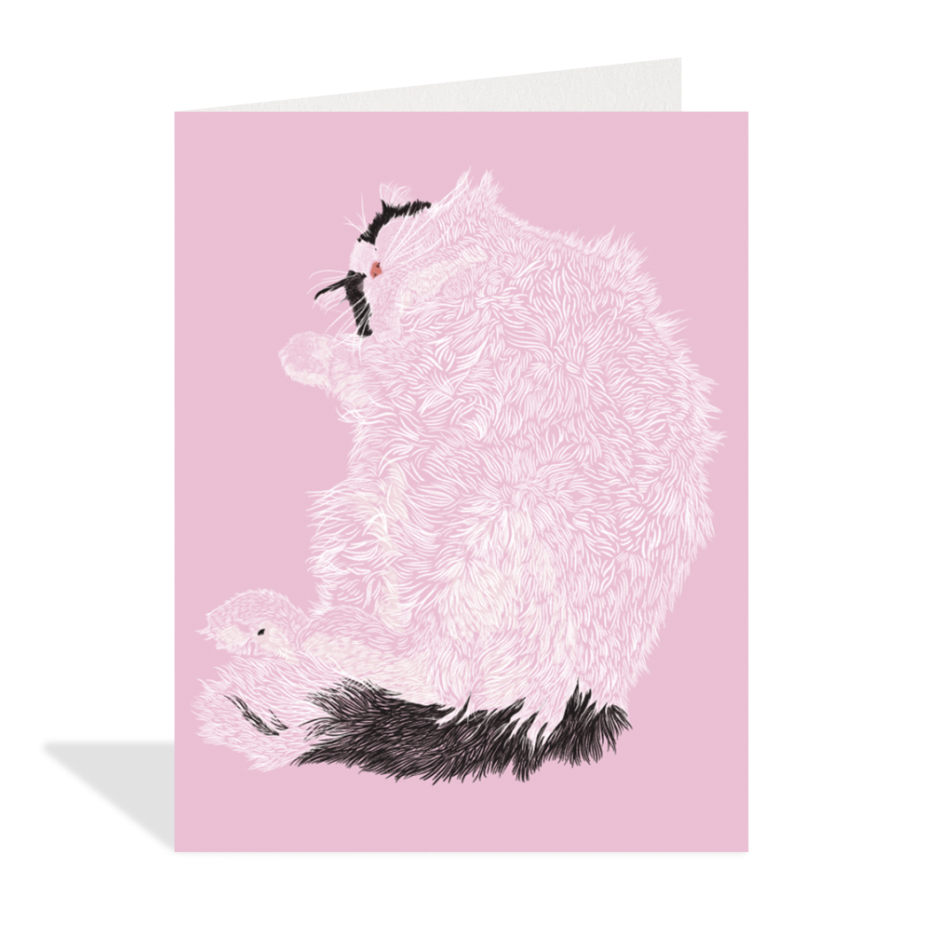 Sassy Cat Greeting Card