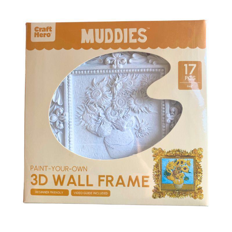 Sunflowers 3D Wall Frame Paint Kit