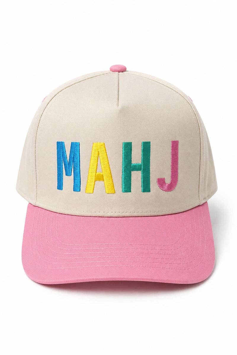 MAHJ Mahjong Two-Toned Hat