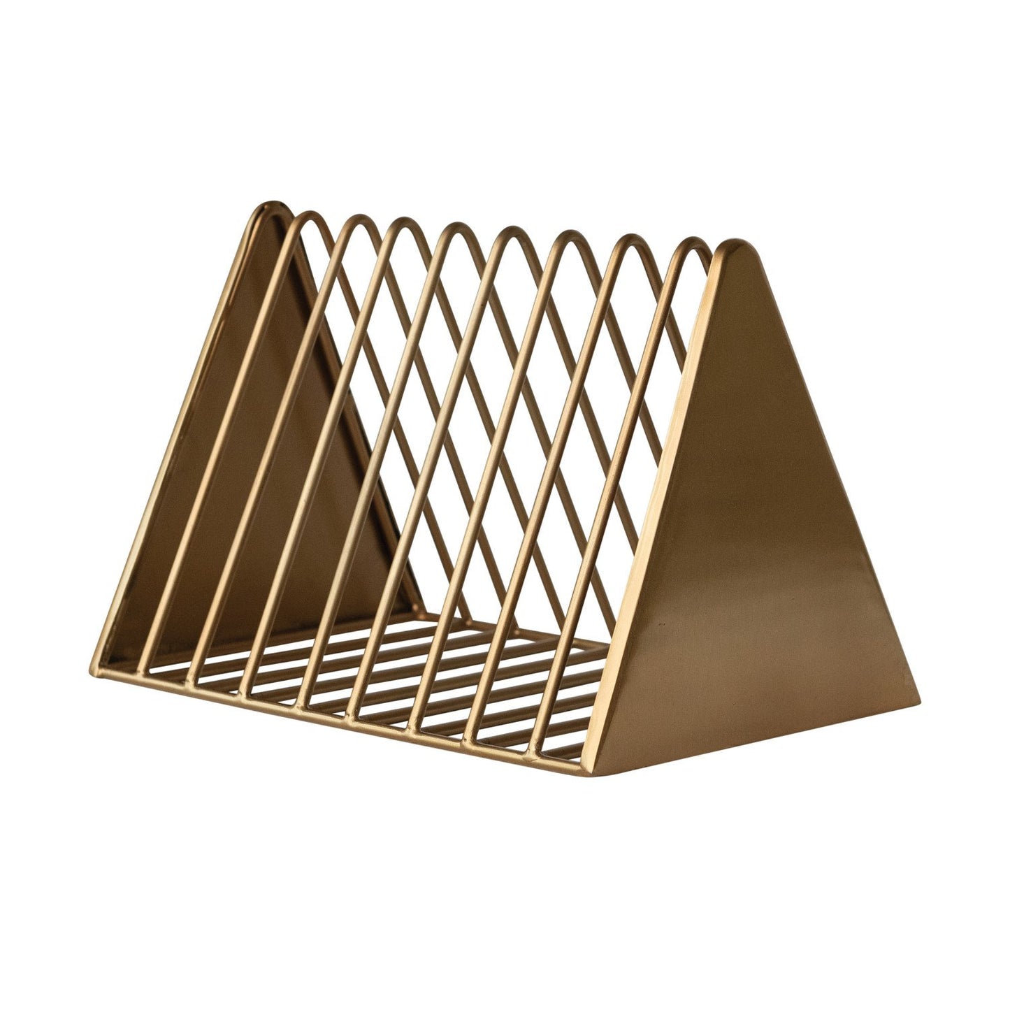 Metal Rack, Brass Finish