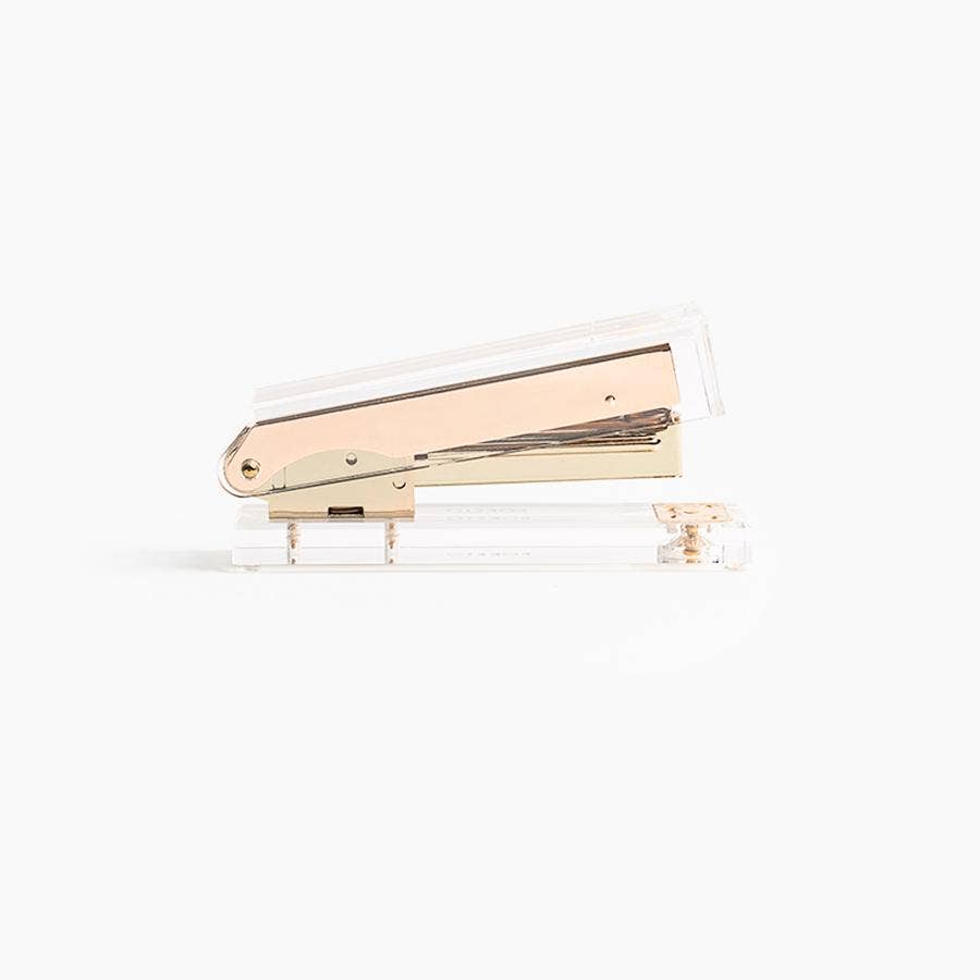 Poketo - Acrylic Stapler in Gold