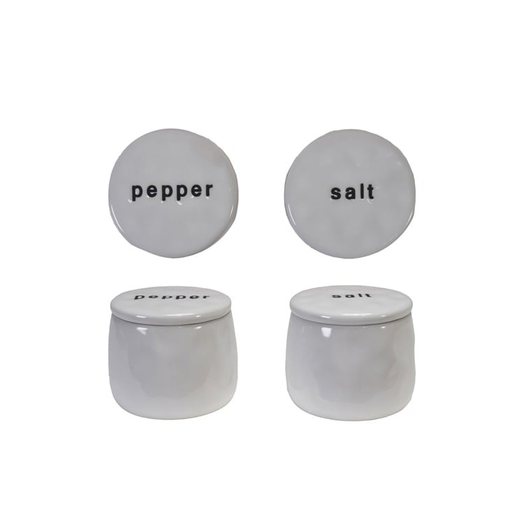 S/2 2-1/2"Rd Stoneware Pinch