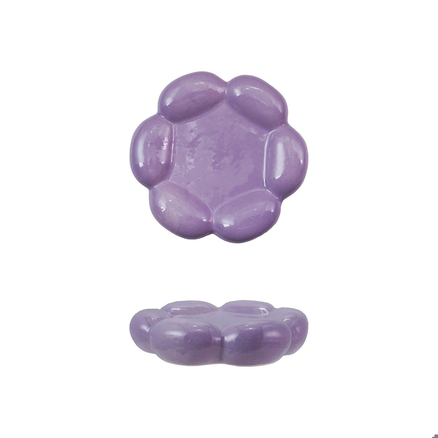 5-1/2"Rd Ceramic Flower