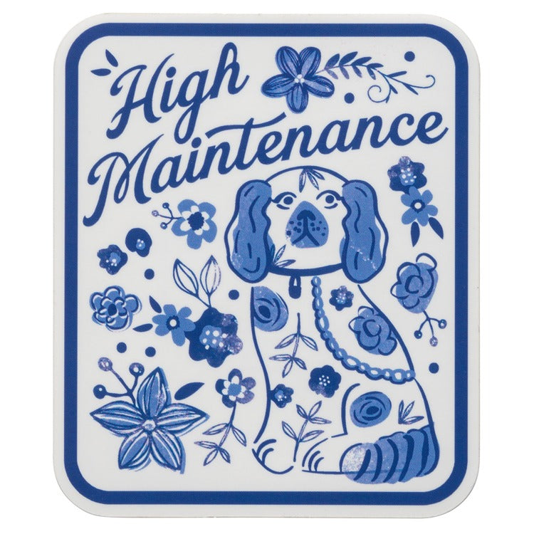 SHAPED STICKERS HIGH MAINTENANCE SET OF 12 (S25)