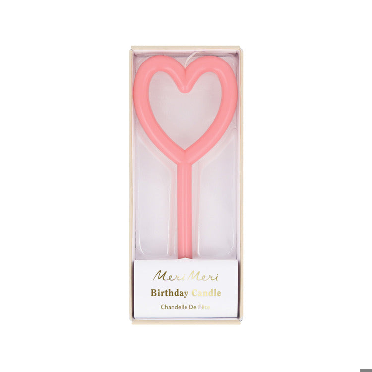 Slim Heart Candle
