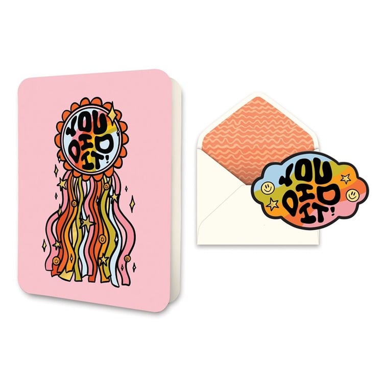 You Did It! Ribbon Deluxe Greeting Card