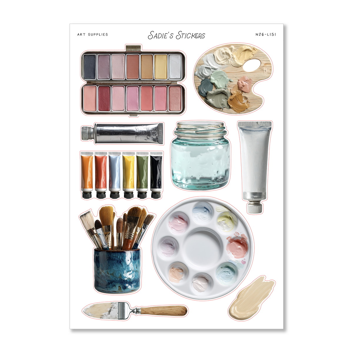 Trinkets & Tidbits Sticker Sheet