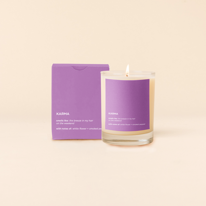 Sassy Rocks Glass Candle