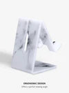 White Marble Acrylic Phone and Tablet Stand