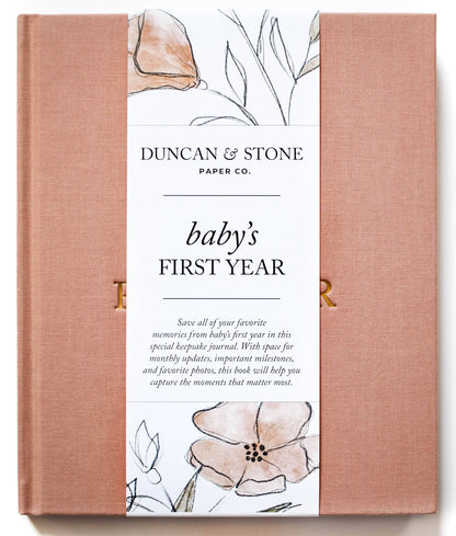 Baby's First Year Memory Book