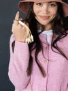 Gold 3-in-1 Charging Cable Keychain