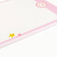 Pink Border Heart Eyes Smiley Notepad