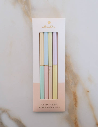 Duo-Tone Pastels Slim Pet Set of 4