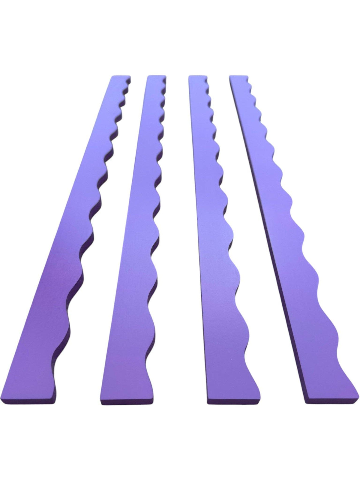 Purple Wavy Mahjong Rack Pusher Set
