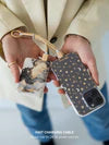 Gold 3-in-1 Charging Cable Keychain