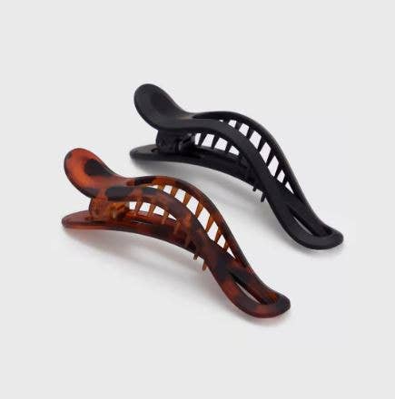 Flat Lay Claw Clip Set of 2