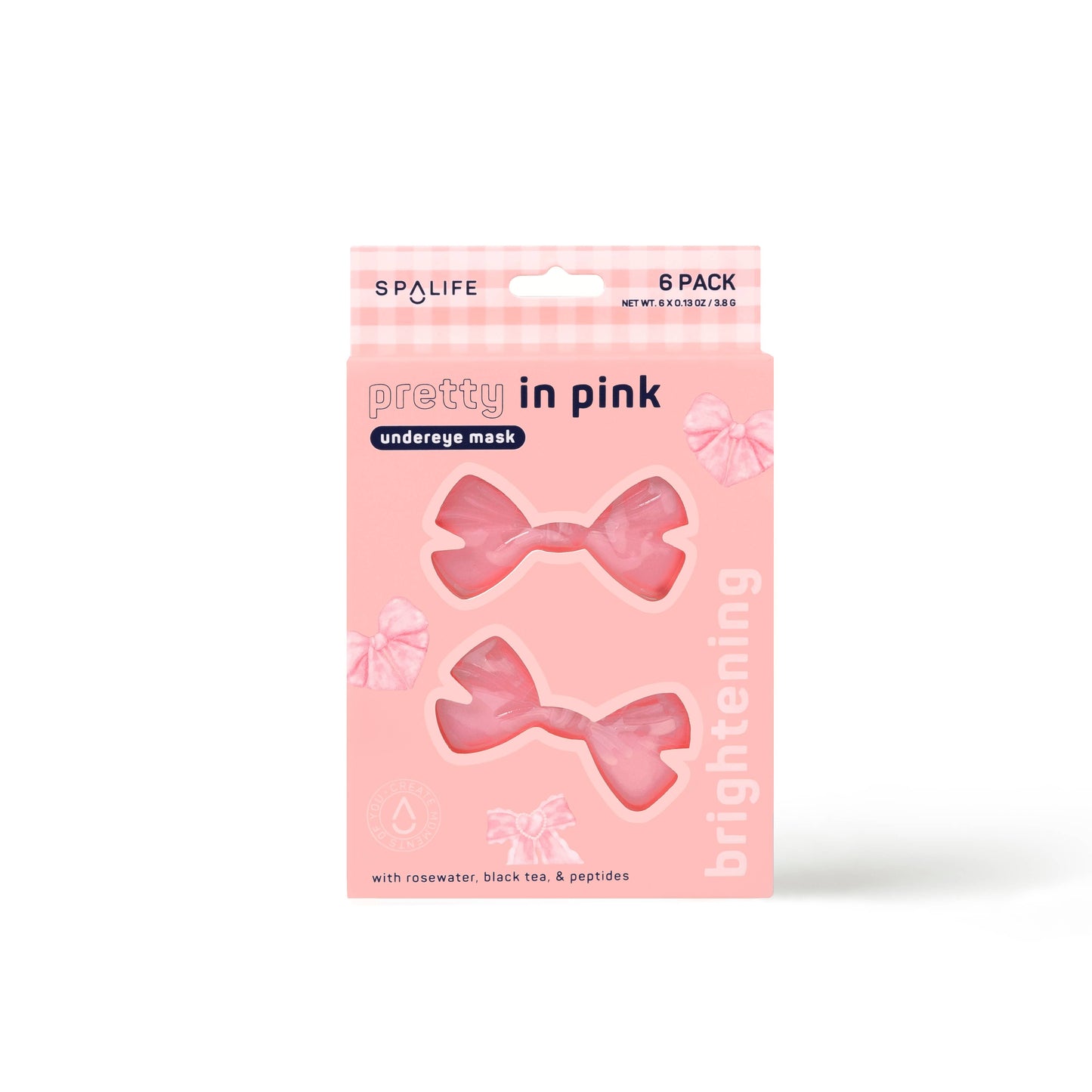 Pretty in Pink Brightening Undereye Masks – 6 Pairs