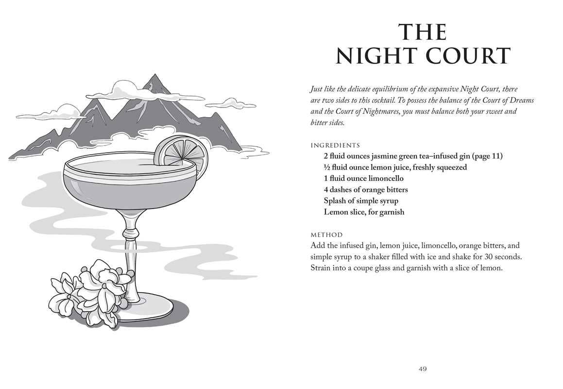 Unofficial A Court of Thorns and Roses Cocktail Book