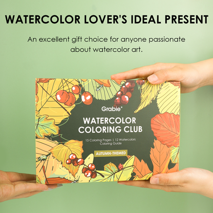 Watercolor Coloring Club Box: Autumn