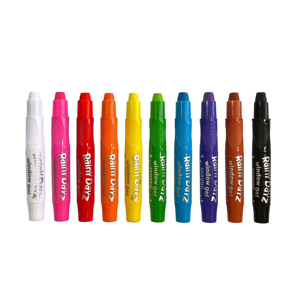 Rainy Dayz Window Gel Crayons - Set of 10