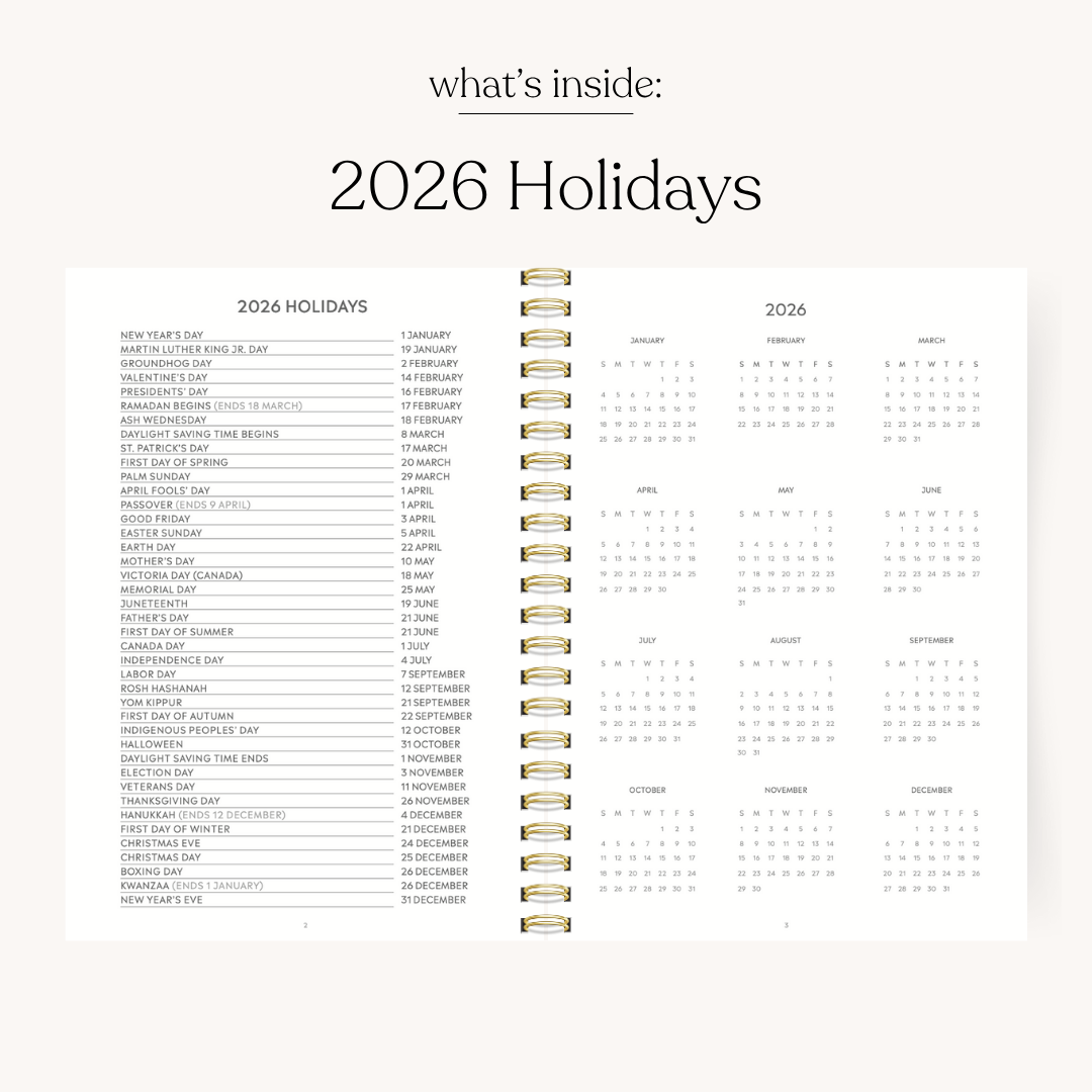 Countryside Blooms Dated Planner