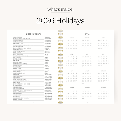 Countryside Blooms Dated Planner