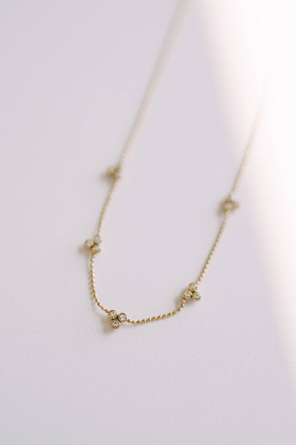 Sadie Dainty Crystal Necklace