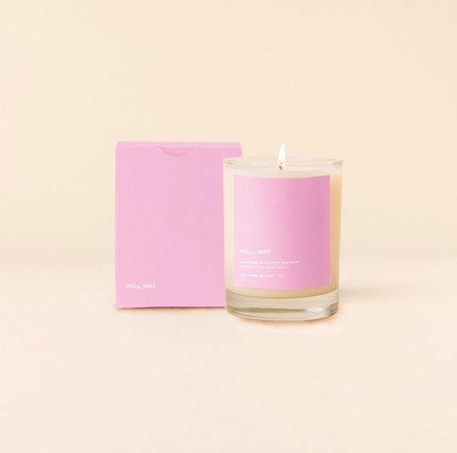 Sassy Rocks Glass Candle