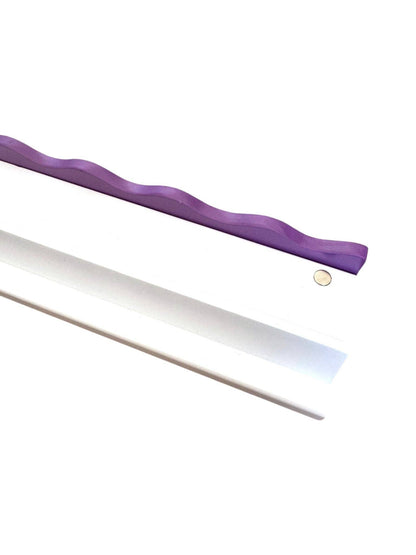 Purple Wavy Mahjong Rack Pusher Set