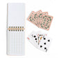 Floral Game Night Set of Playing Cards & Notebook