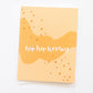 Hip Hip Hooray Stars Congratulations Greeting Card