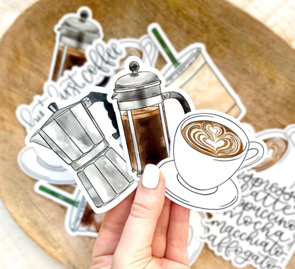 Iced Coffee Sticker