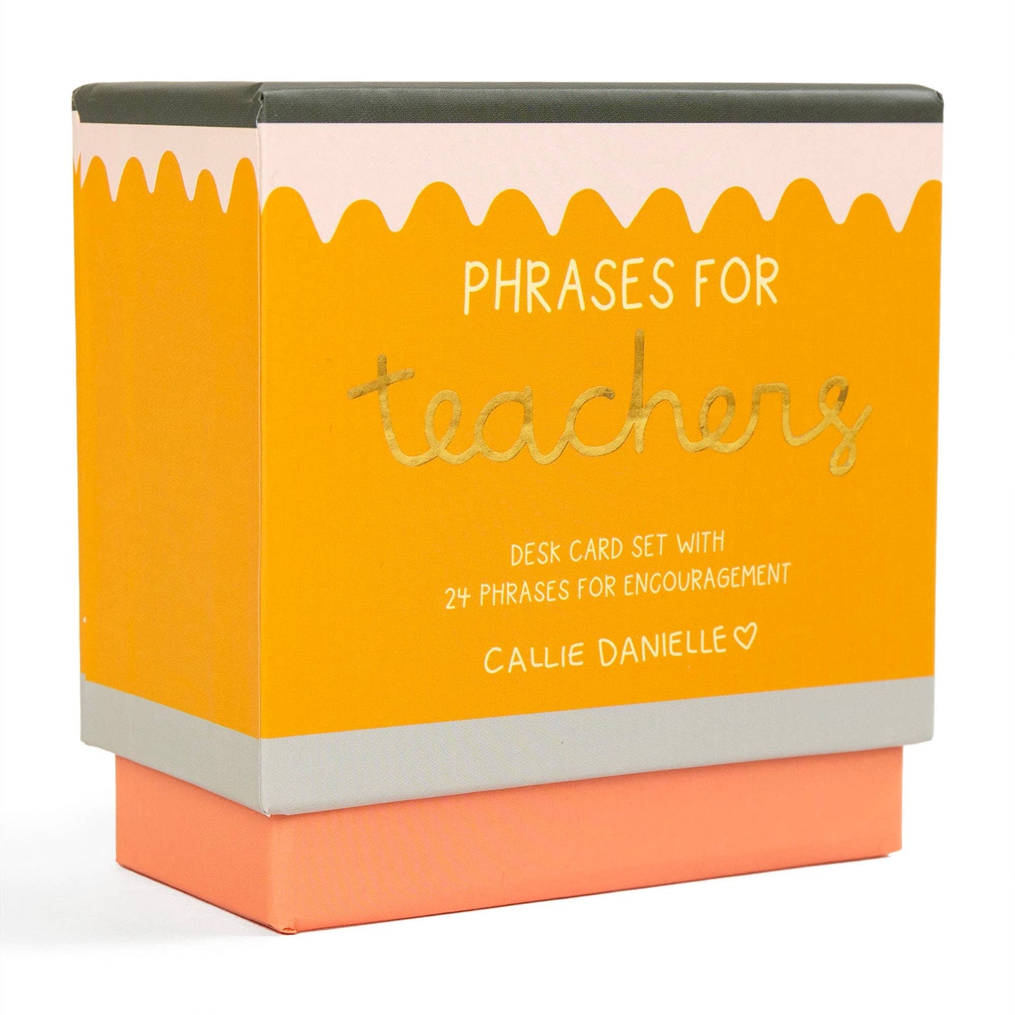Encouraging Phrases for Teachers Desk Card Set