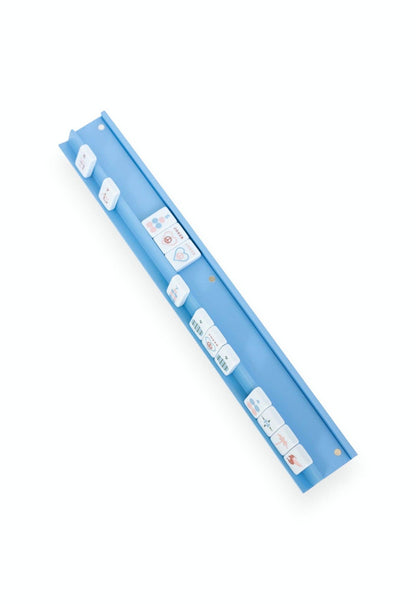 Wooden Mahjong Racks and Magnetic Pushers (Set of 4)