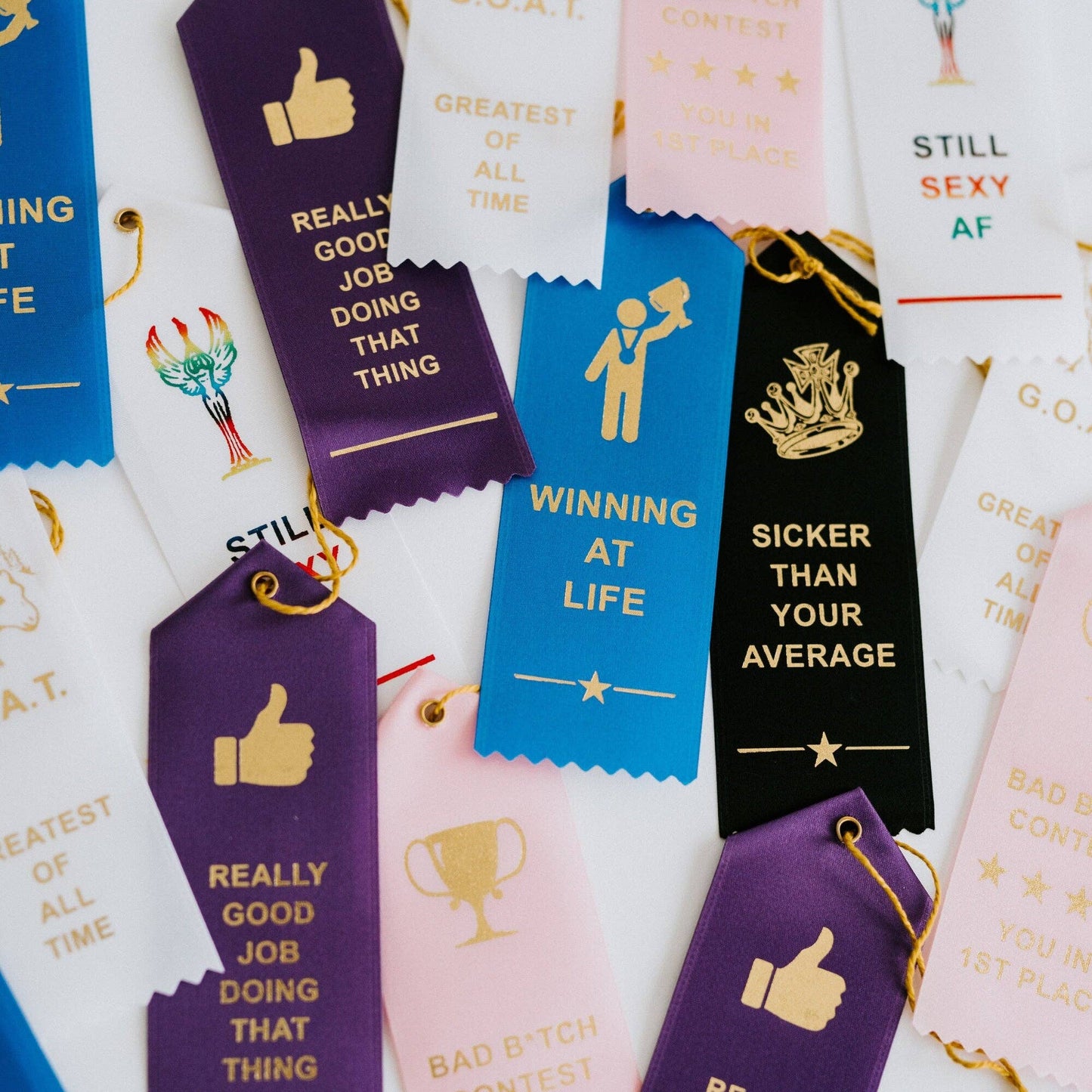 G.O.A.T.-Greatest Of All Time Award Ribbon