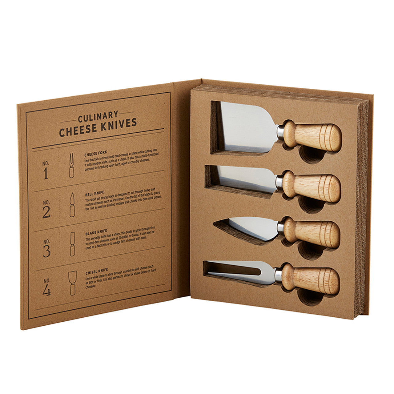 Culinary Cheese Knives Book Box