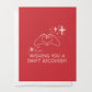 Swift Recovery Greeting Card