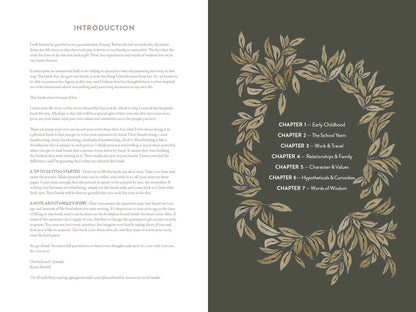 Uncle's Story: A Memory and Keepsake Journal for My Family